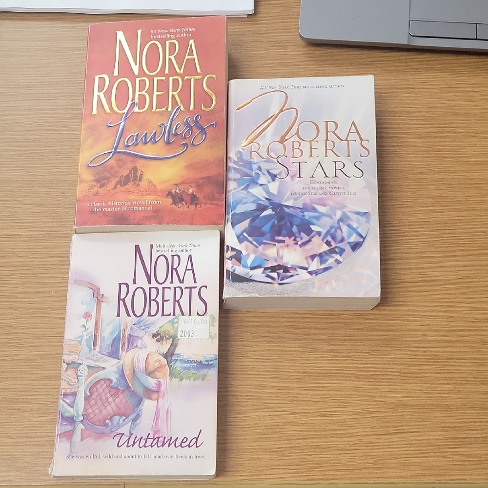 Nora Roberts Book Set - Lawless, Stars, Untamed